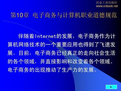 第10章 電子商務(wù)與計(jì)算機(jī)職業(yè)道德 計(jì)算機(jī)網(wǎng)絡(luò)技術(shù)